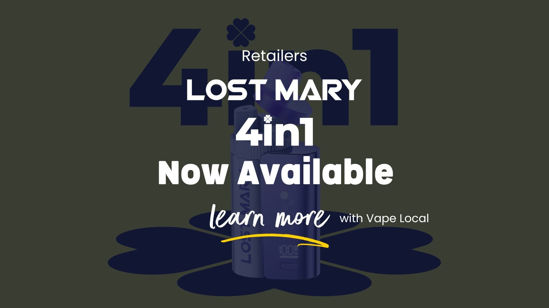 Lost Mary 4in1 Vape Pod System Vape Local Lost Mary 4in1 Vape Pod System Vape Local