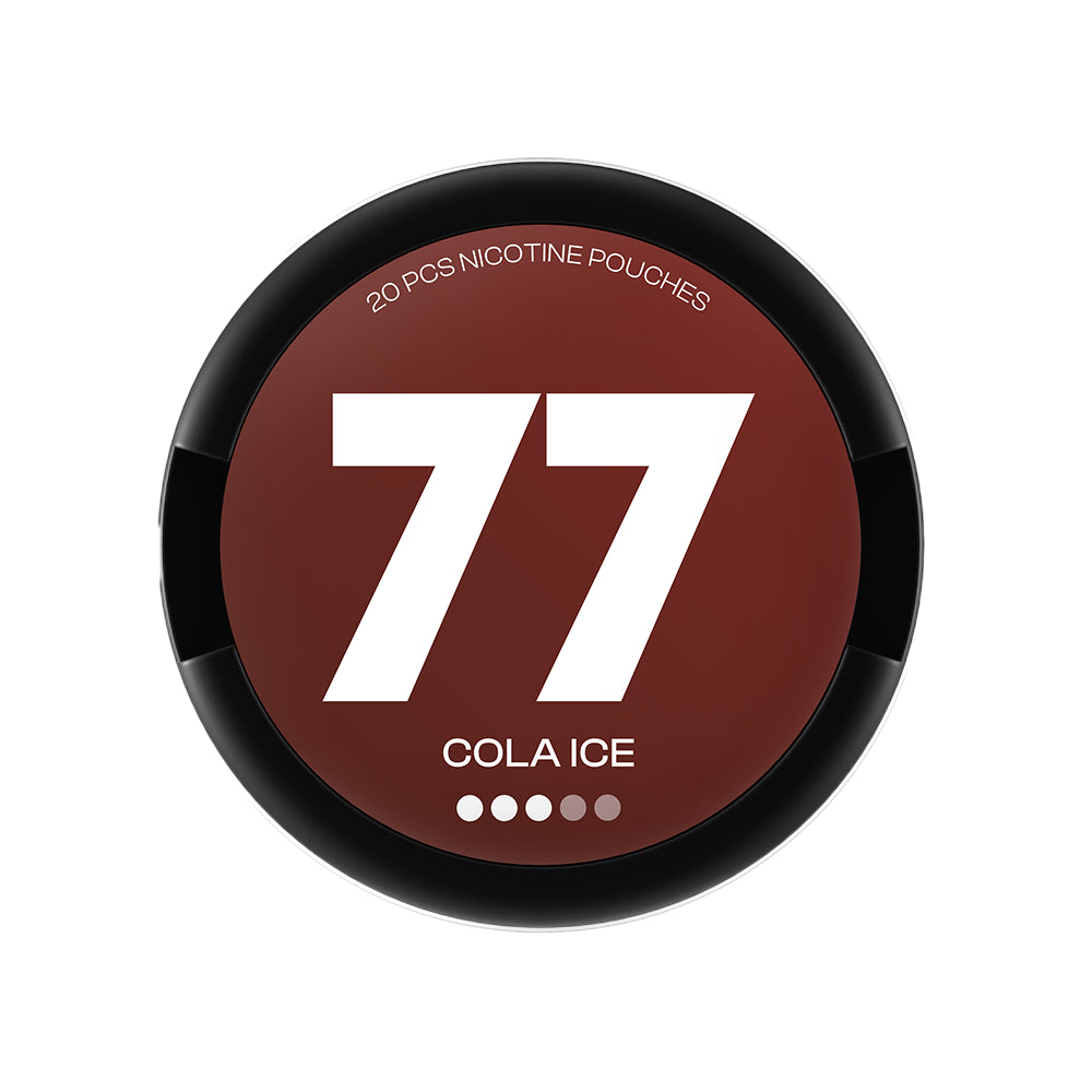 77 Nicotine pouches Cola Ice 10.4mg