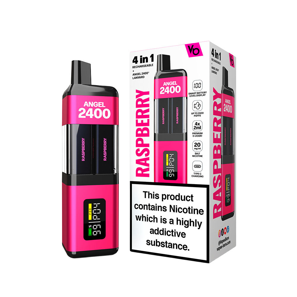 Vapes Bars Angel 2400 Raspberry 20mg