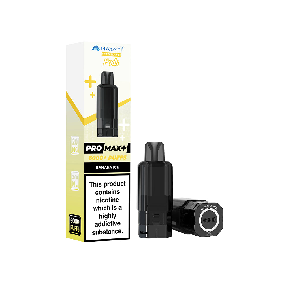 Hayati Pro Max+ Pods 20mg Banana Ice