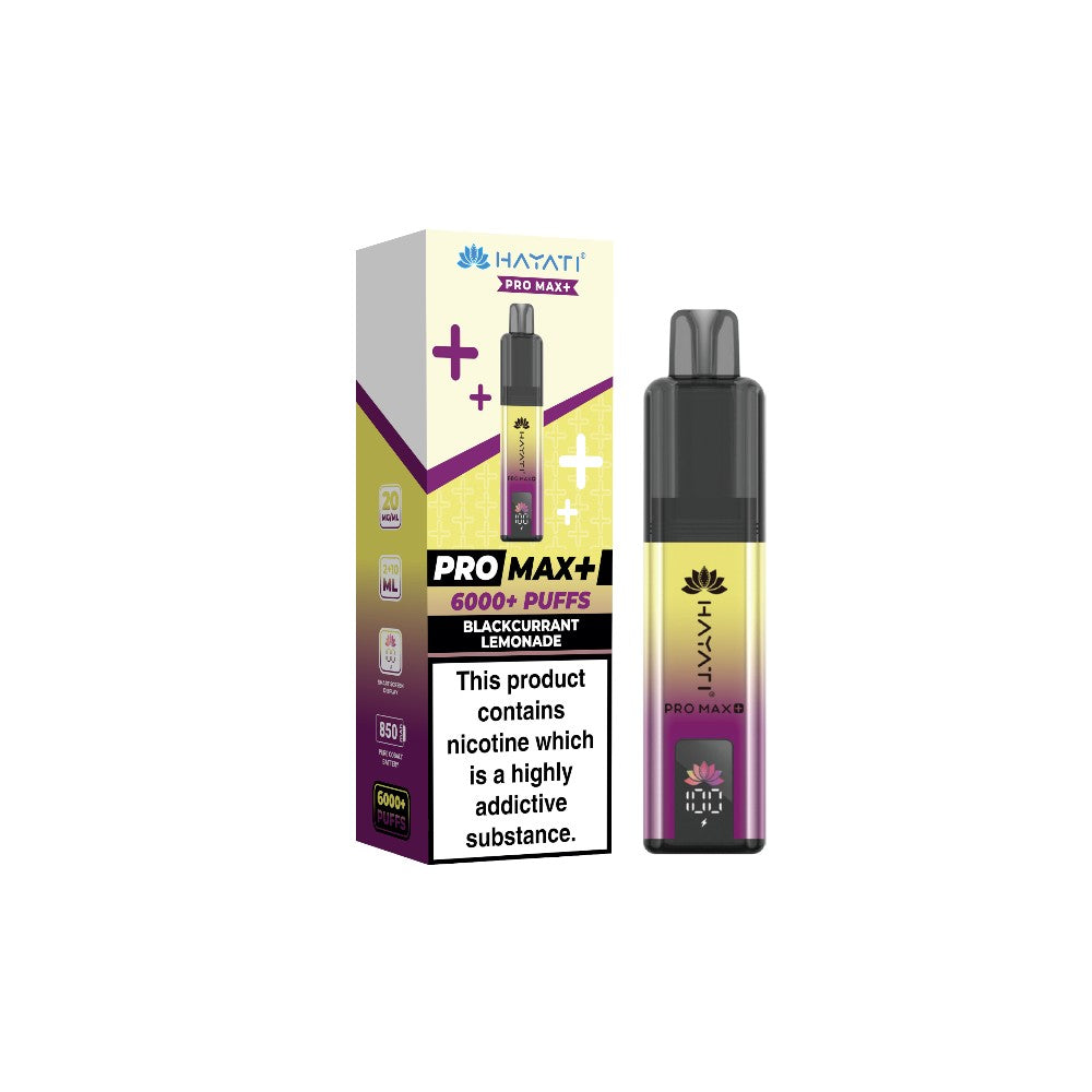 Hayati Pro Max+ Kit 20mg Blackcurrant Lemonade