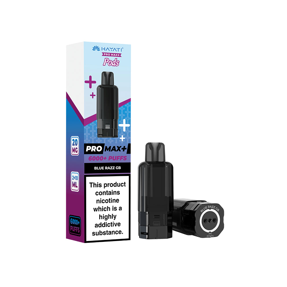 Hayati Pro Max+ Pods 20mg Blue Razz GB