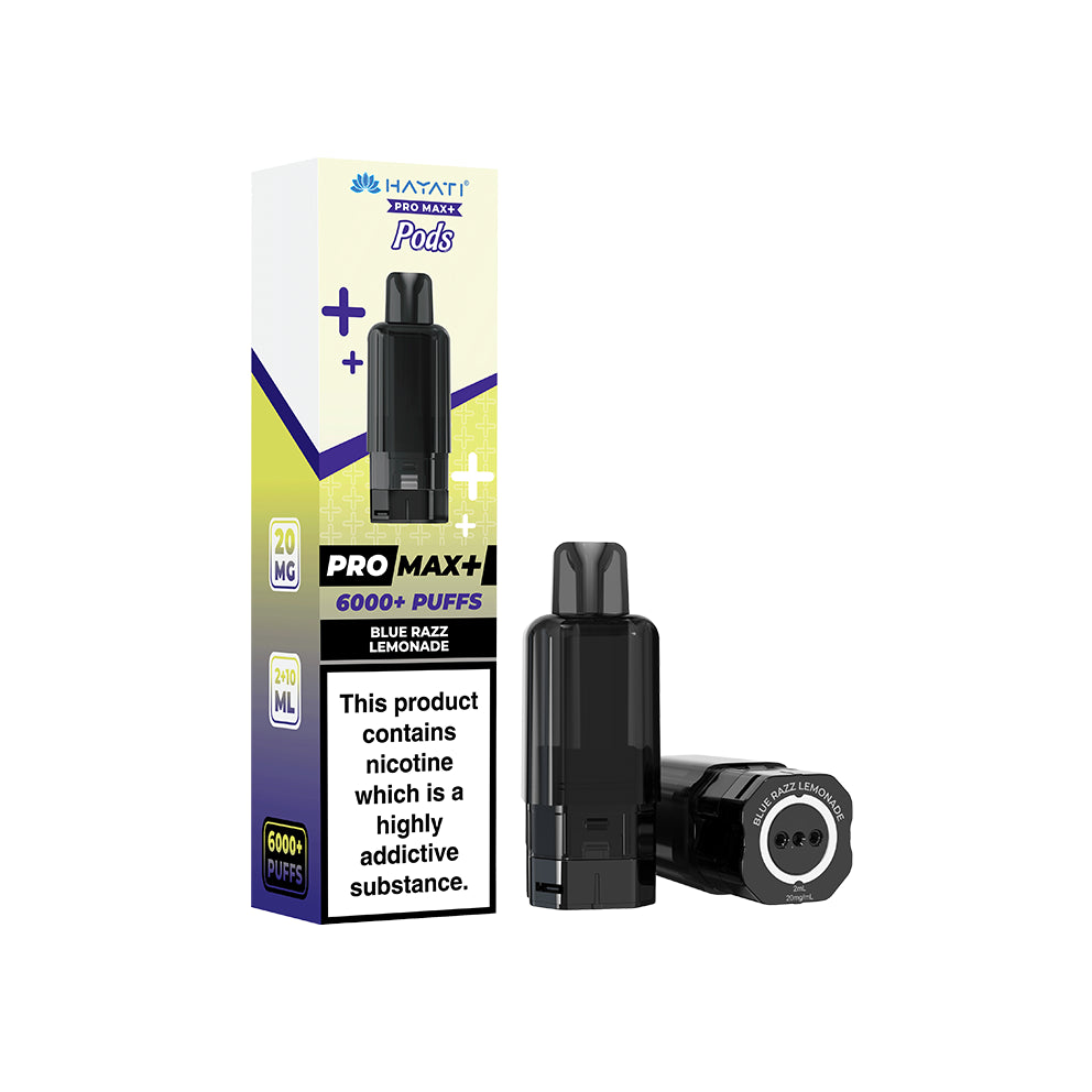 Hayati Pro Max+ Pods 20mg Blue Razz Lemonade