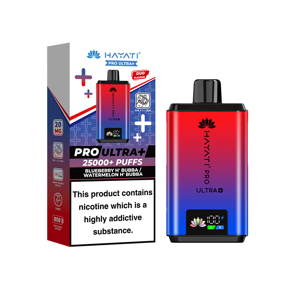 Hayati Pro Ultra+ Kit Blueberry H'Bubba / Watermelon H' Bubba – Vape Local
