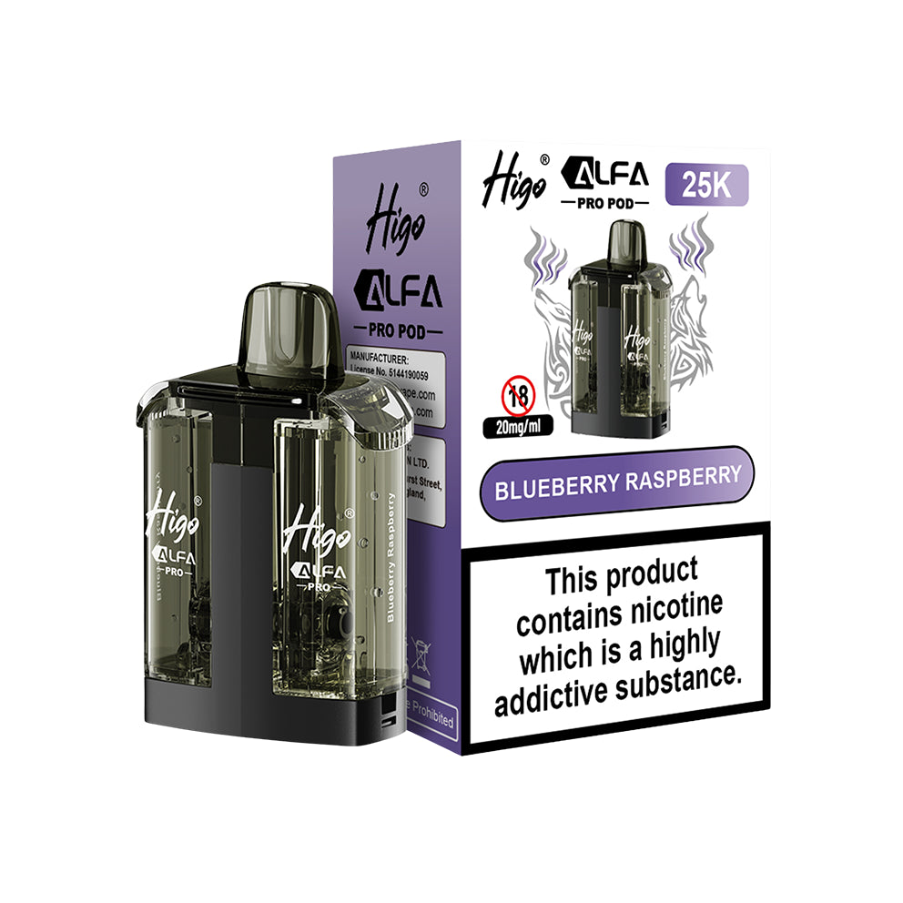 Higo Alfa Pro Pod Blueberry Raspberry
