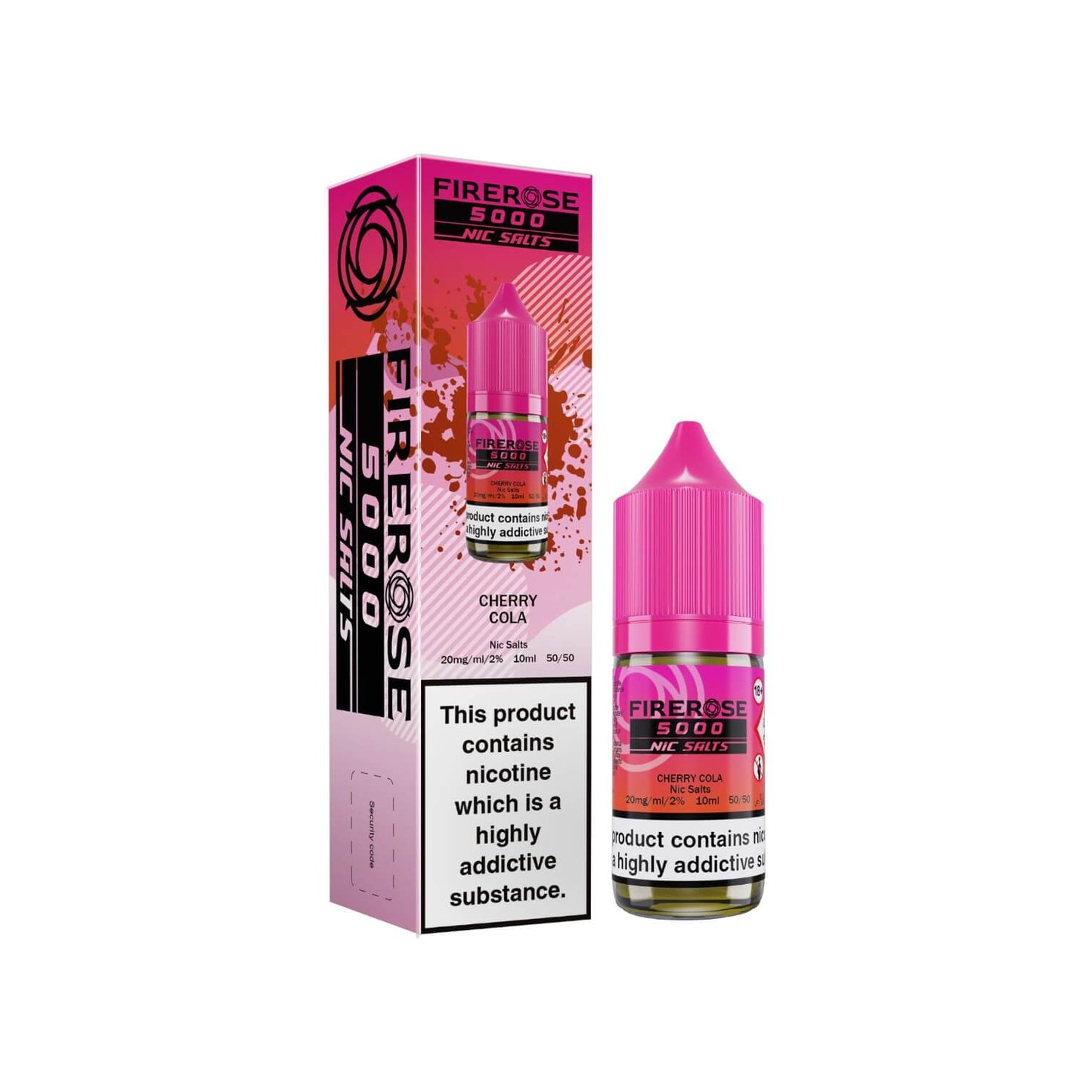 Firerose 5000 Nic Salts Cherry Cola 10mg