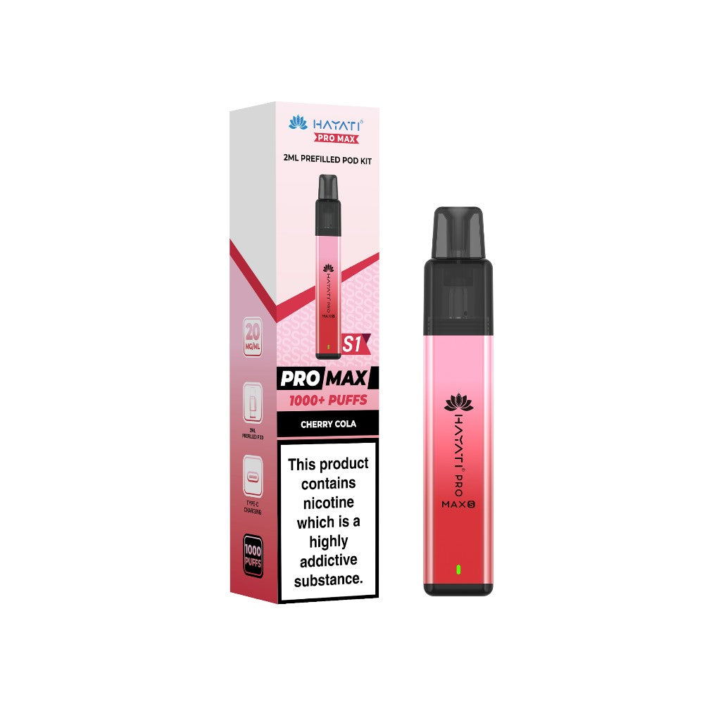 Hayati Pro Max S1 Kit Cherry Cola Vape Local Hayati Pro Max S1 Kit Cherry Cola Vape Local