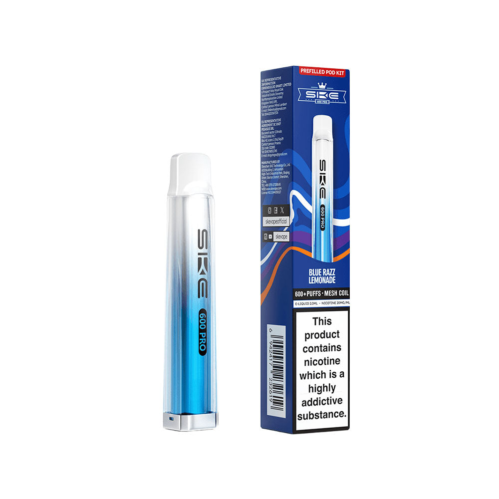 Crystal 600 Pro Kit Blue Razz Lemonade  Vape Local