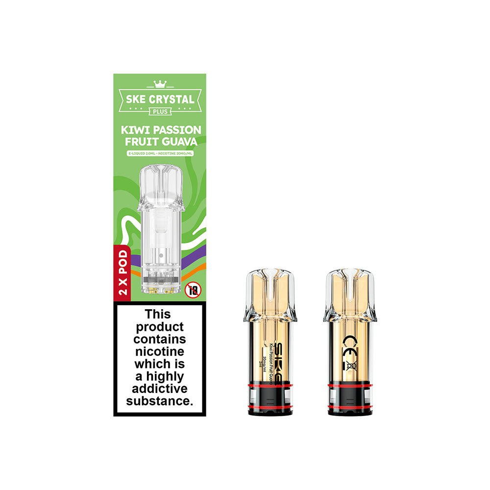 Crystal Plus Pod Kiwi Passion Fruit Guava - Single Unit