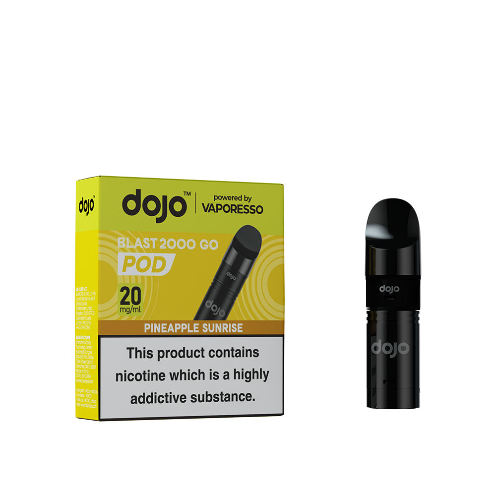 Dojo Blast Go 2000 Pod Pineapple Sunrise