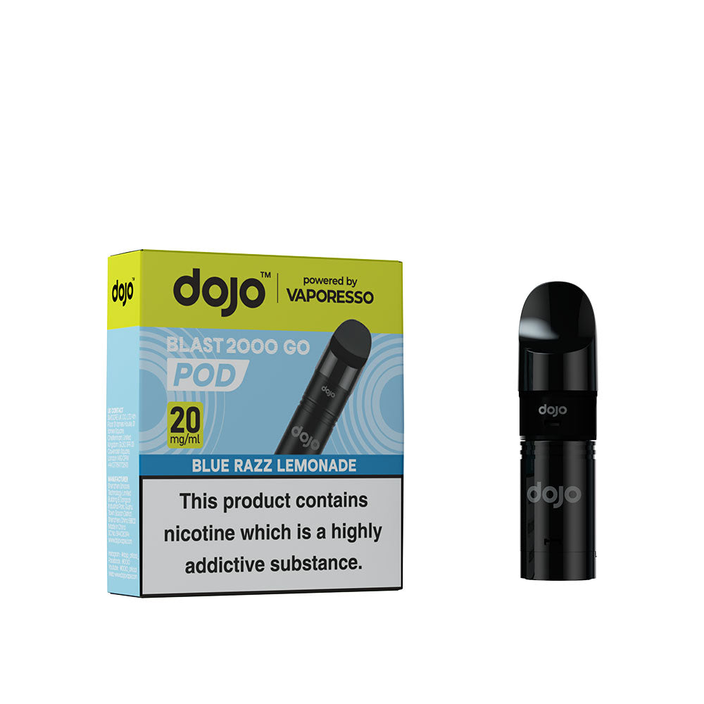 Dojo Blast Go 2000 Pod Blue Razz Lemonade