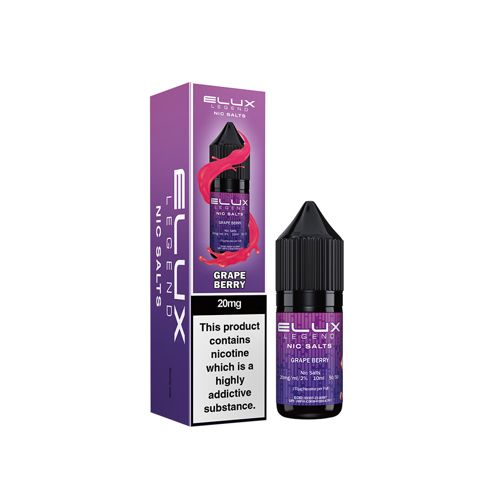 Elux Legends Nic Salts Grape Berry 20mg