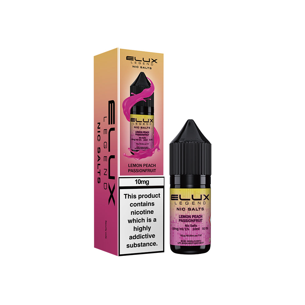 Elux Legends Nic Salts Lemon Peach Passion 10mg