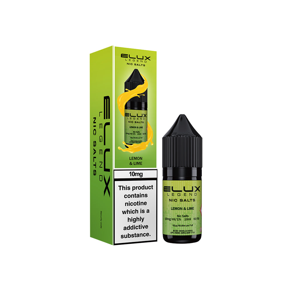 Elux Legends Nic Salts Lemon & Lime 10mg