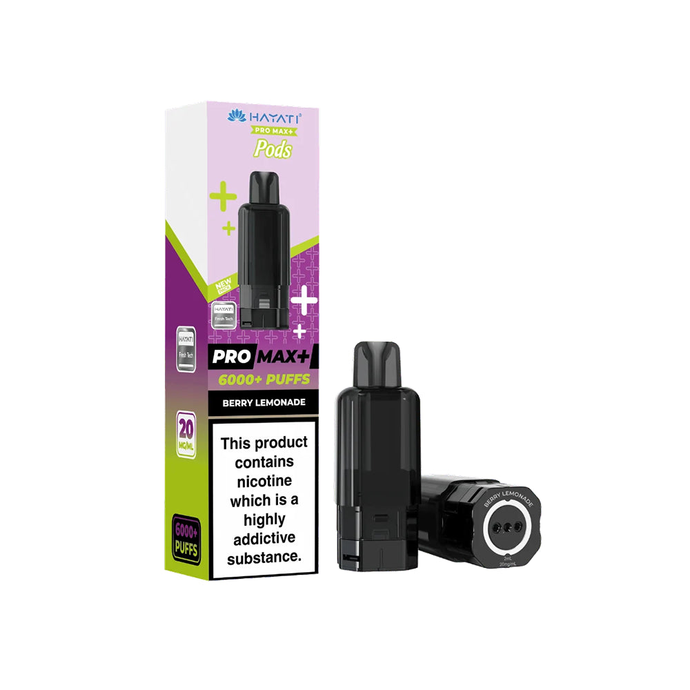 Hayati Pro Max+ Pods 20mg Berry Lemonade