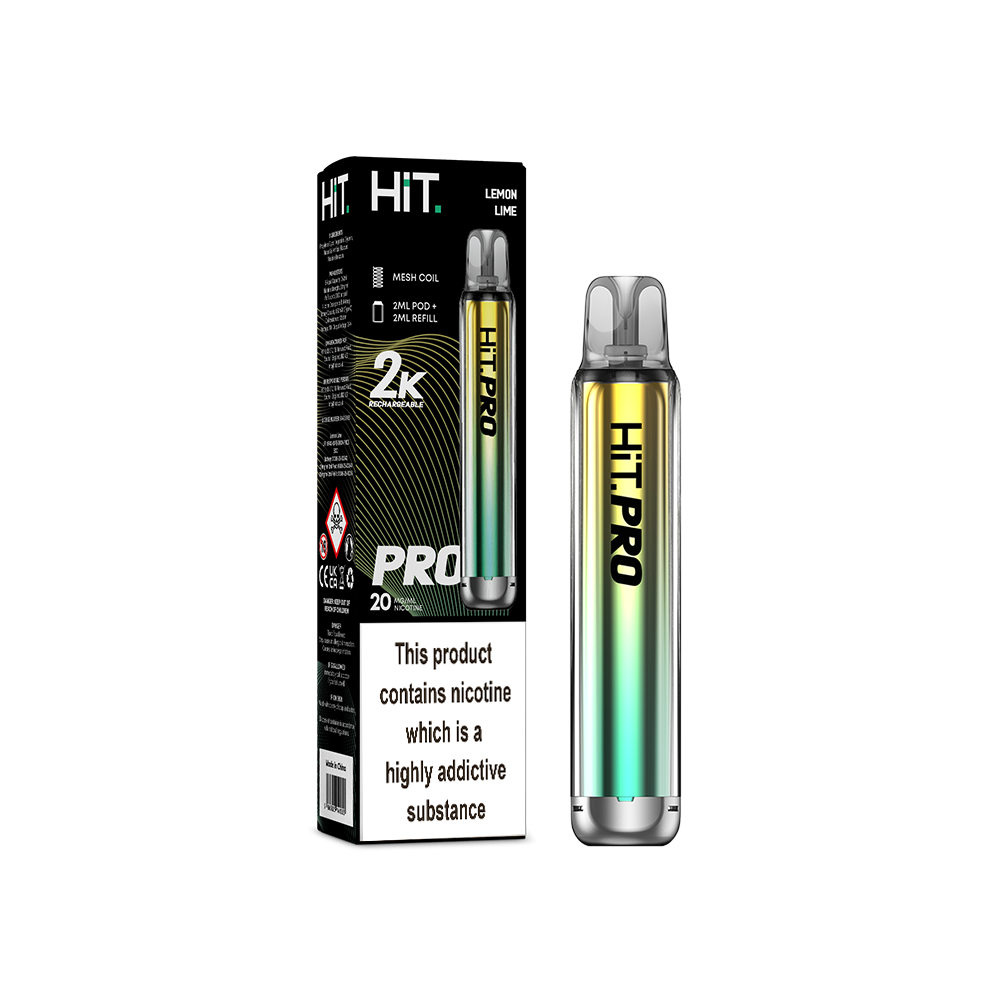 Hit Pro 2+2 Starter Kit Lemon Lime 20mg Vape Local Hit Pro 2+2 Starter Kit Lemon Lime 20mg Vape Local