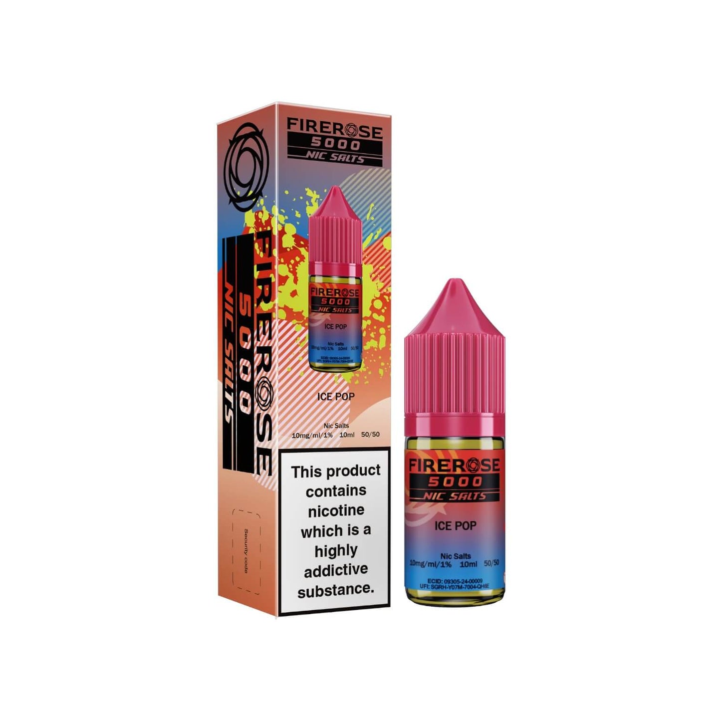 Firerose 5000 Nic Salts Ice Pop 10mg