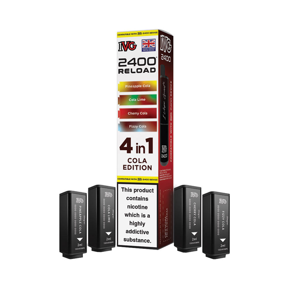 IVG 2400 Reload 4 Pod Pack Cola Edition