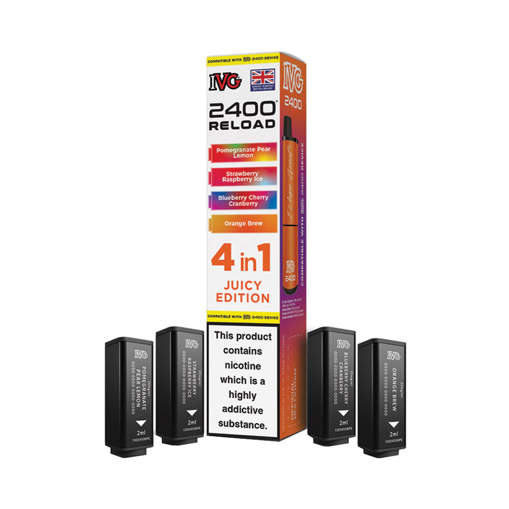 IVG 2400 Reload 4 Pod Pack Juicy Edition