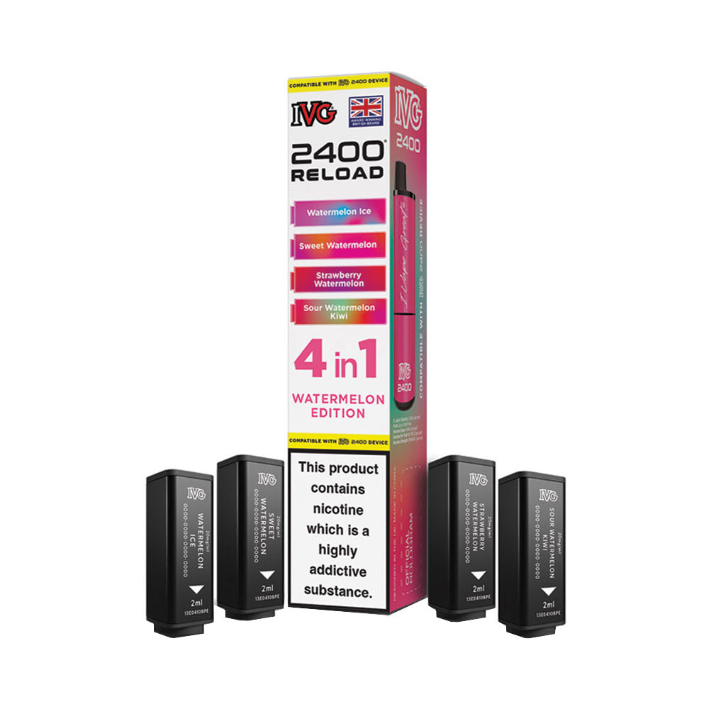 IVG 2400 Reload 4 Pod Pack Watermelon Edition