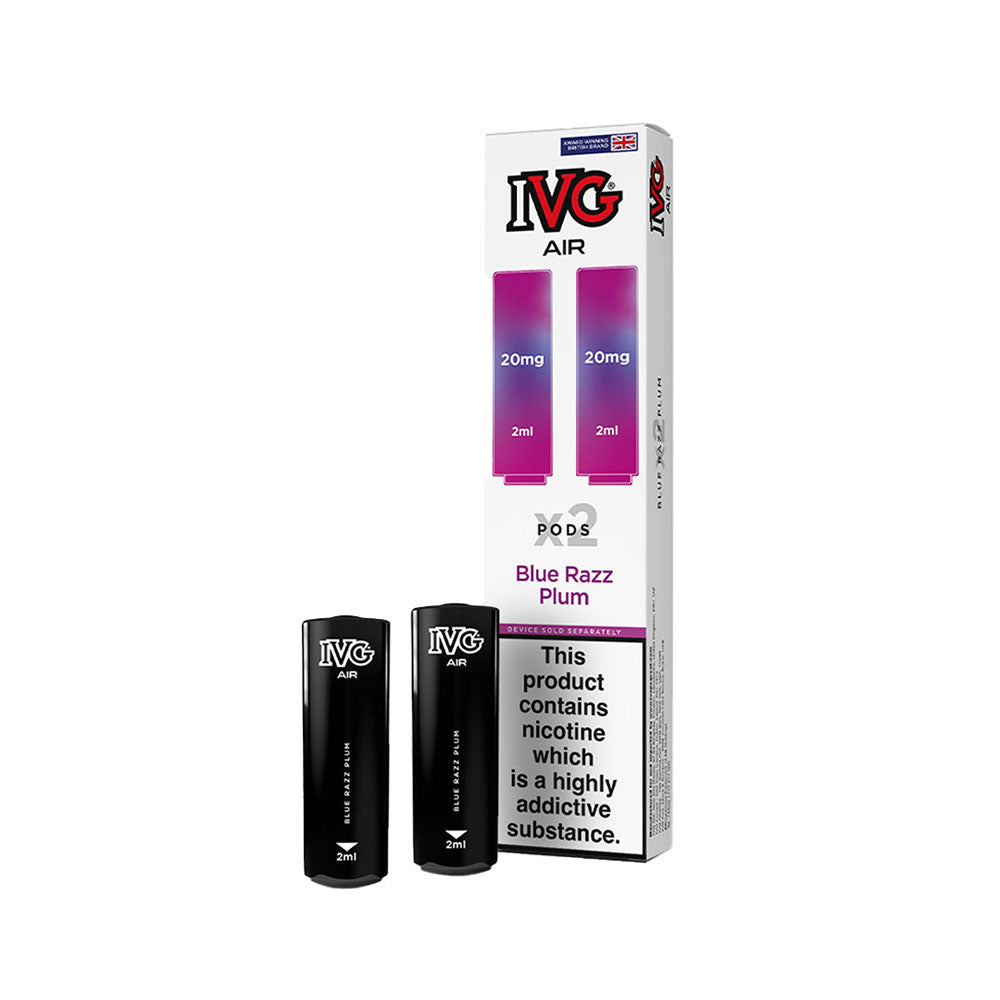 IVG Air Pro Pods Blue Razz Plum 2 Pack