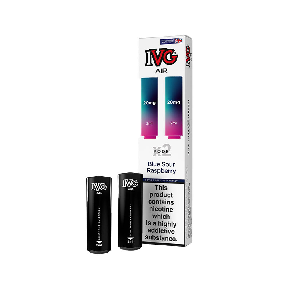 IVG Air Pro Pods Blue Sour Raspberry 2 Pack - Single Unit