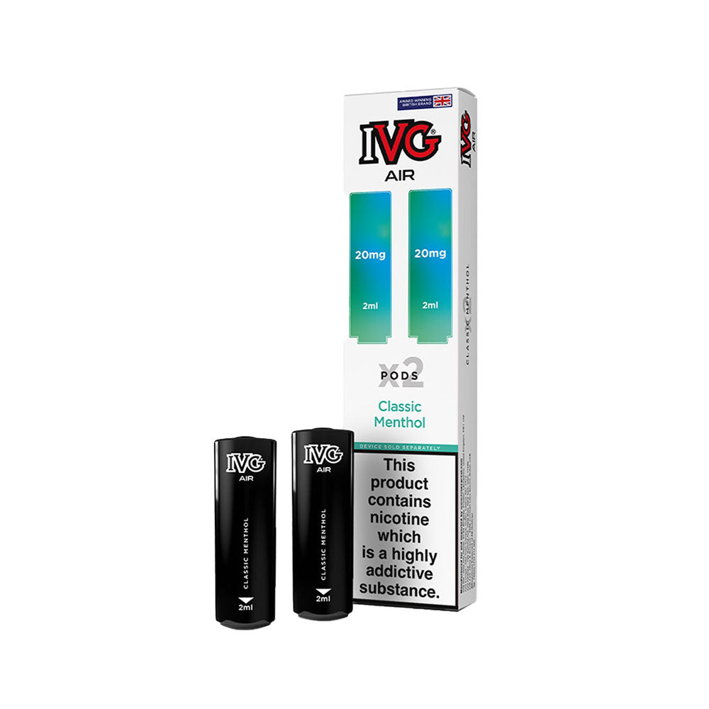 IVG Air Pro Pods Classic Menthol 2 Pack - Single Unit