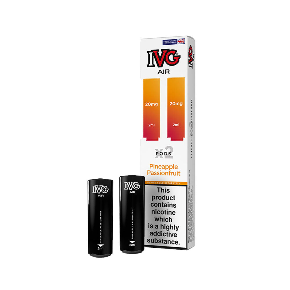 IVG Air Pro Pods Pineapple Passionfruit 2 Pack