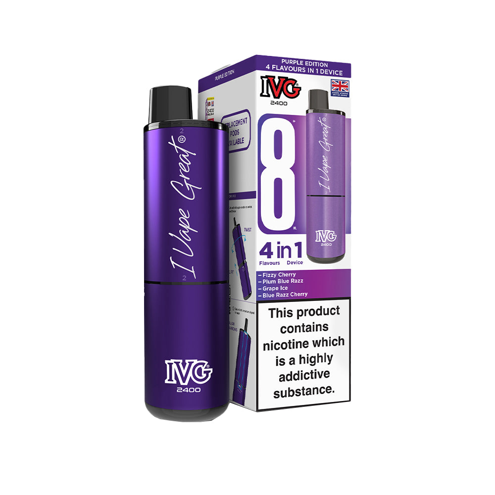 ivg vape 2400 IVG: 2400 Watermelon Ice 20mg main image 0
