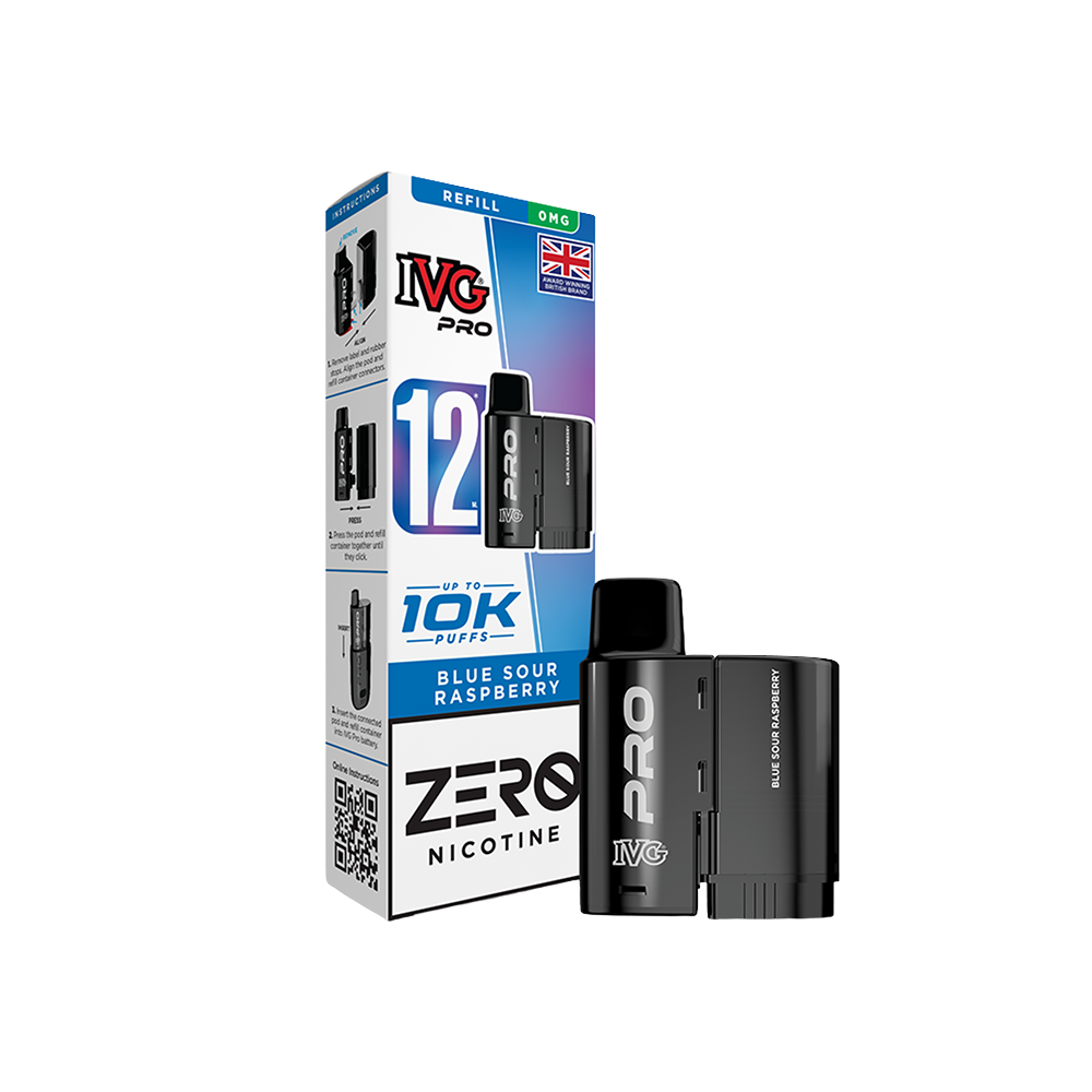 IVG PRO 12 Pods Blue Sour Raspberry 0mg