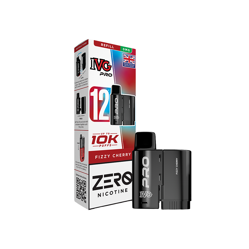 IVG PRO 12 Pods Fizzy Cherry 0mg