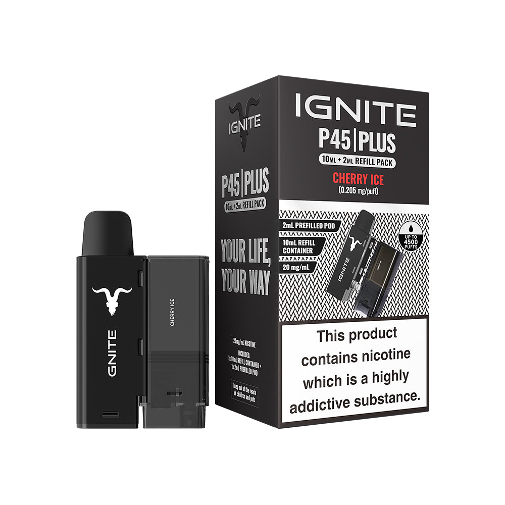 ignite pod vape Ignite P45 PLUS 2 Pod Pack Cherry Ice – Vape Local