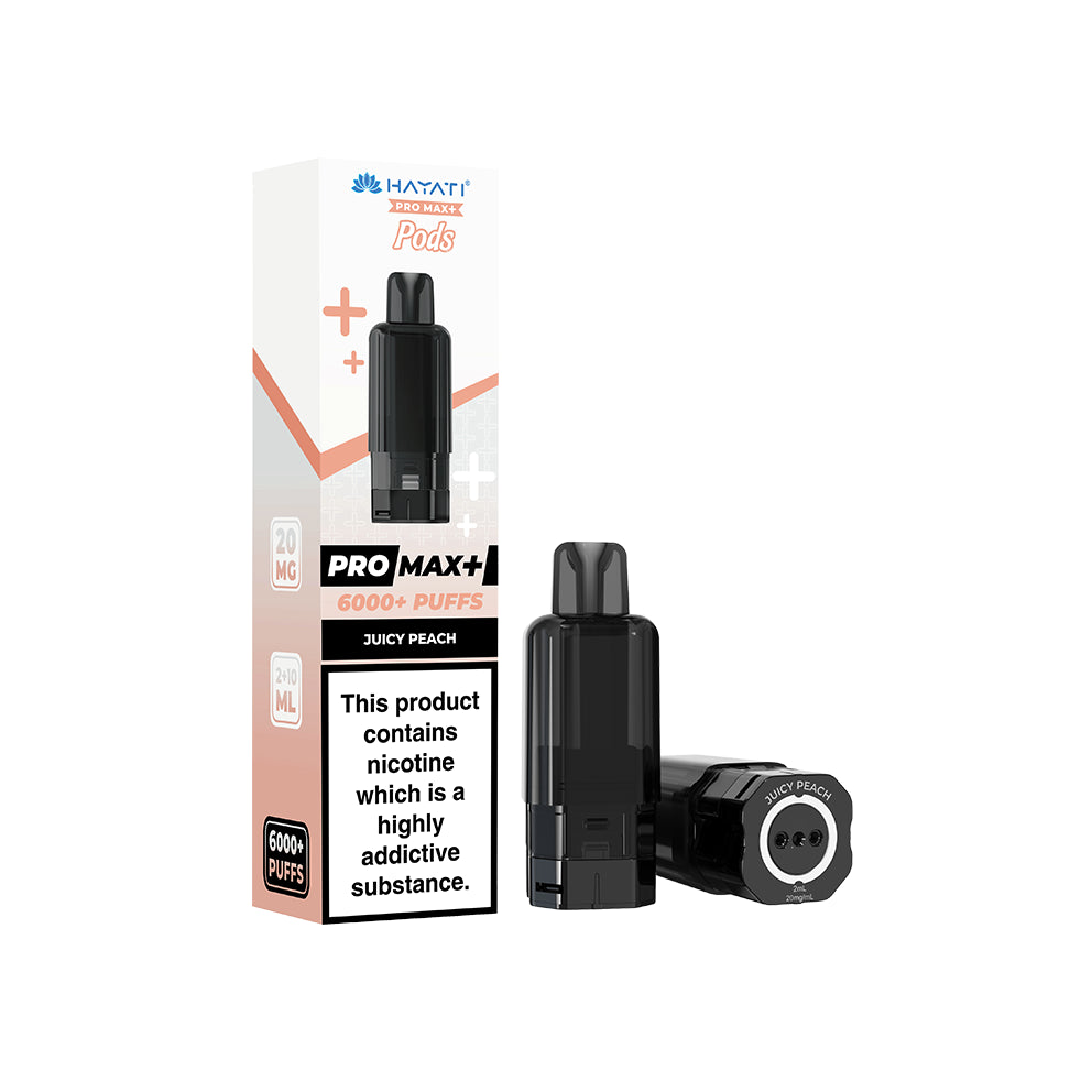 Hayati Pro Max+ Pods 20mg Juicy Peach