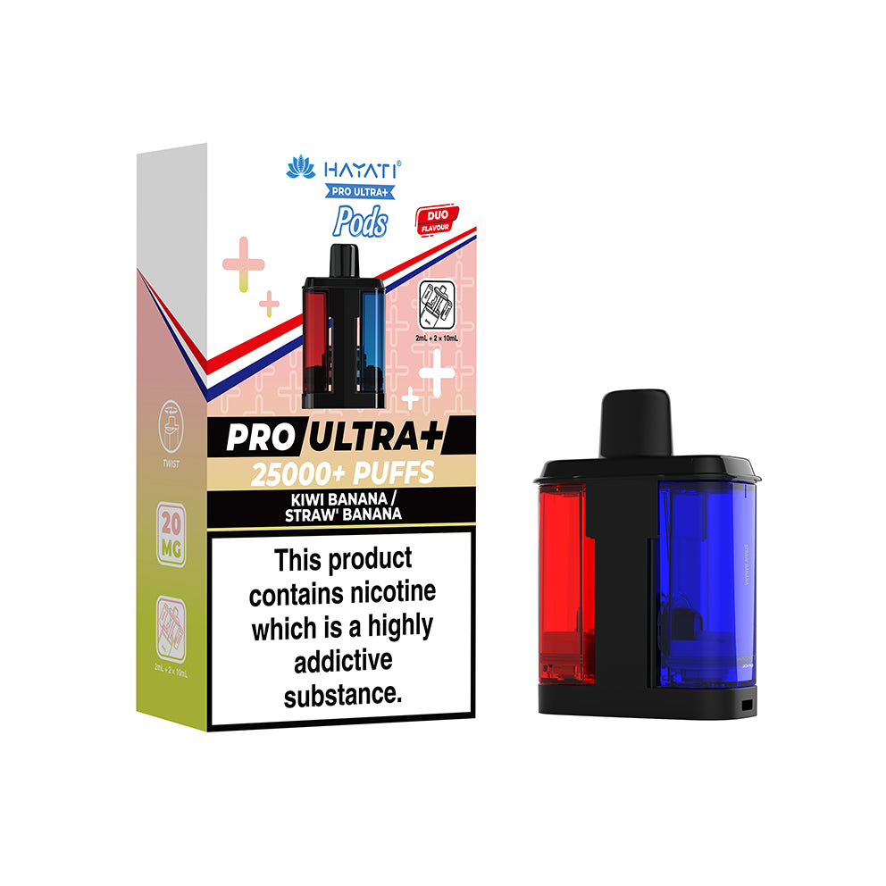 Hayati Pro Ultra+ Refill Pod Kiwi Banana / Straw' Banana
