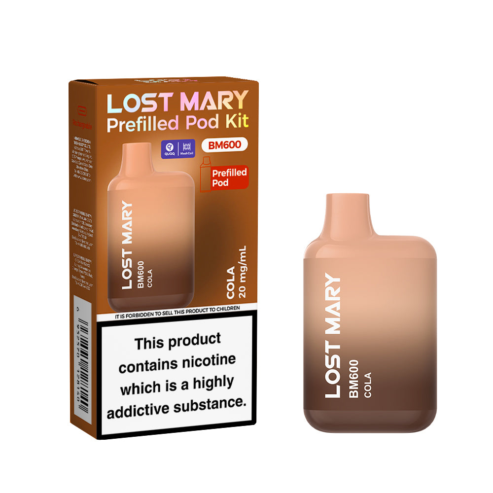 Lost Mary BM600 Rechargeable Pod Kit Cola