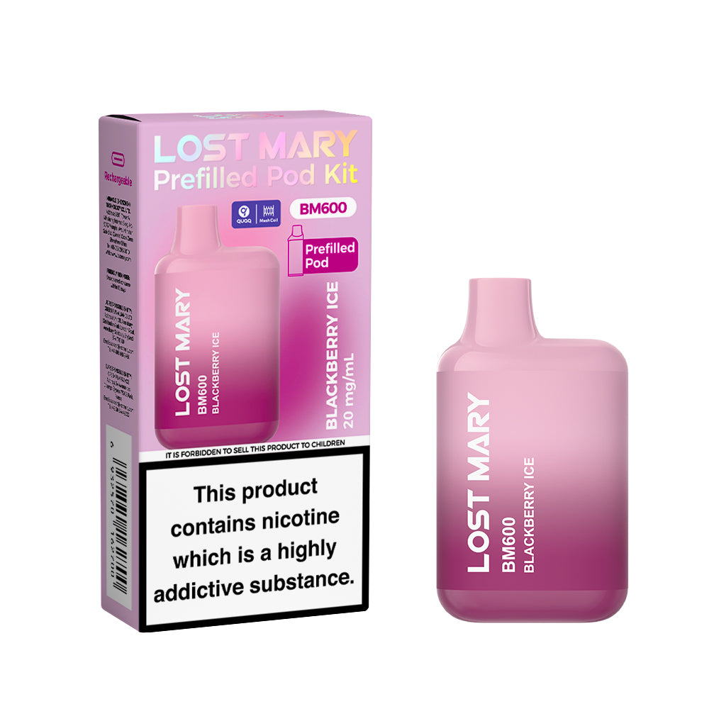 Lost Mary BM600 Rechargeable Pod Kit Blackberry Ice
