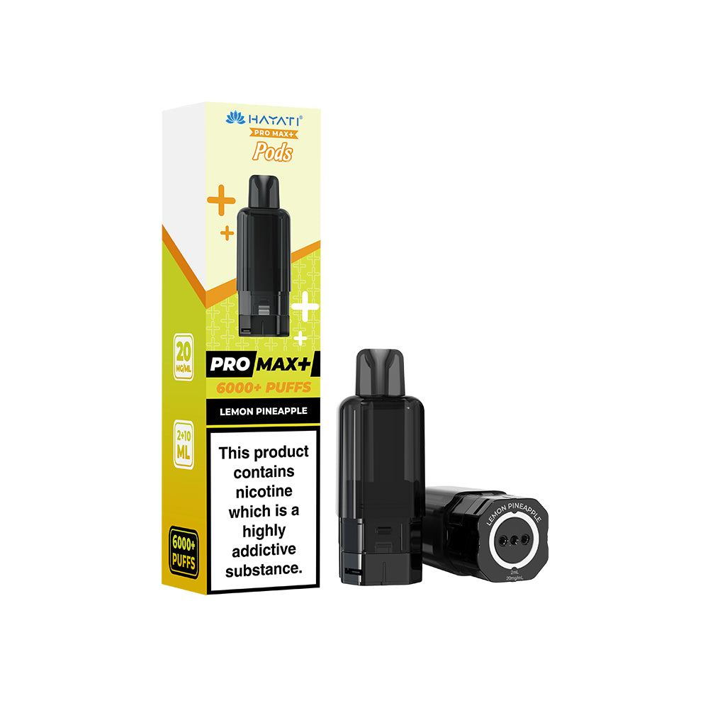 Hayati Pro Max+ Pods 20mg Lemon Pineapple