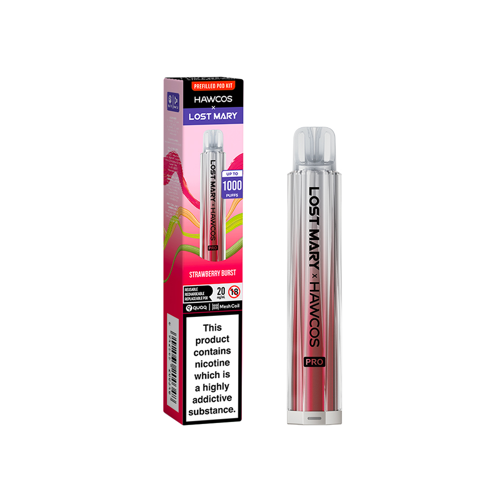 Hawcos x Lost Mary Pro Kit Strawberry Burst