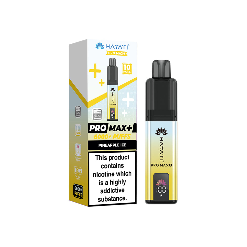 Hayati Pro Max+ Kit 10mg Pineapple Ice