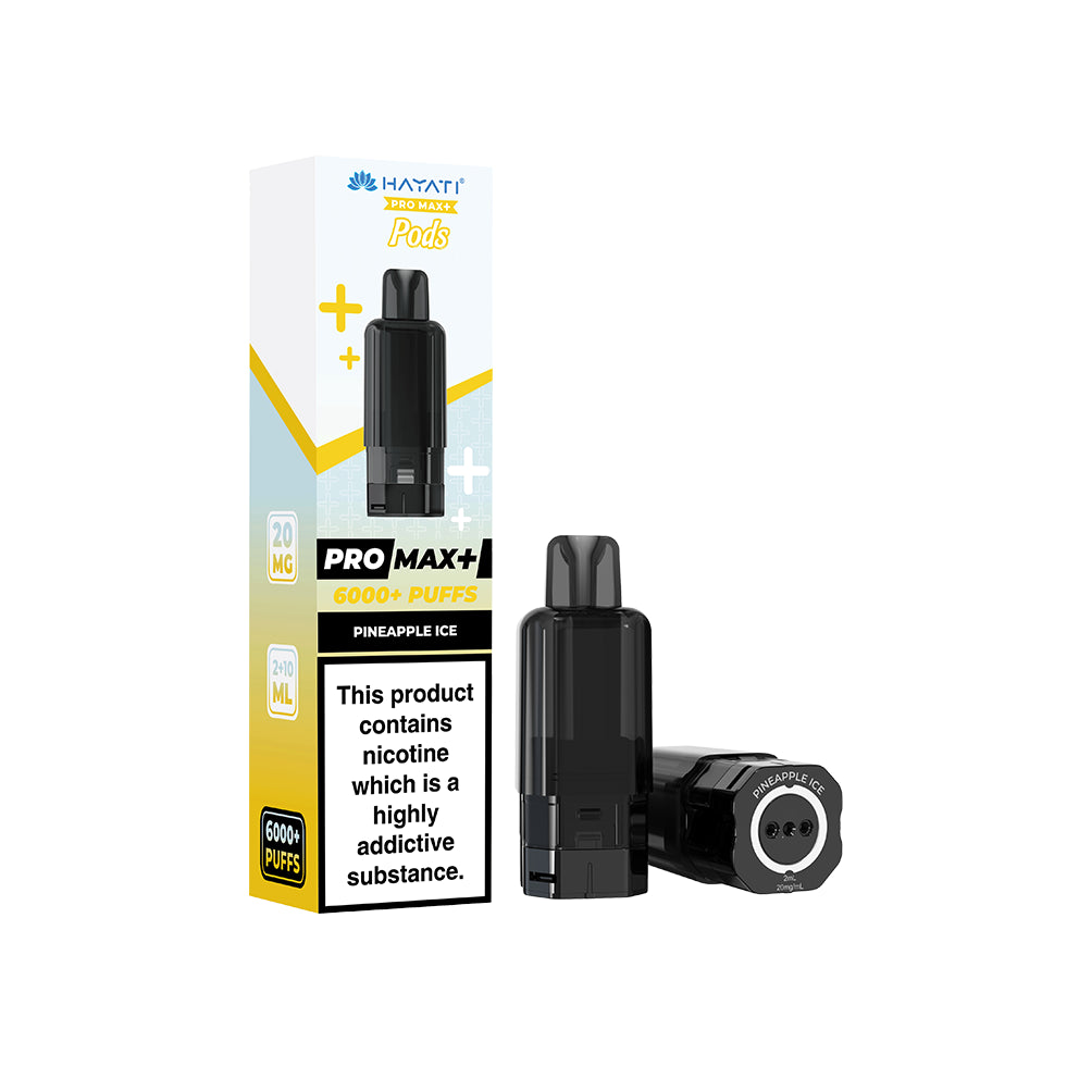 Hayati Pro Max+ Pods 20mg Pineapple Ice