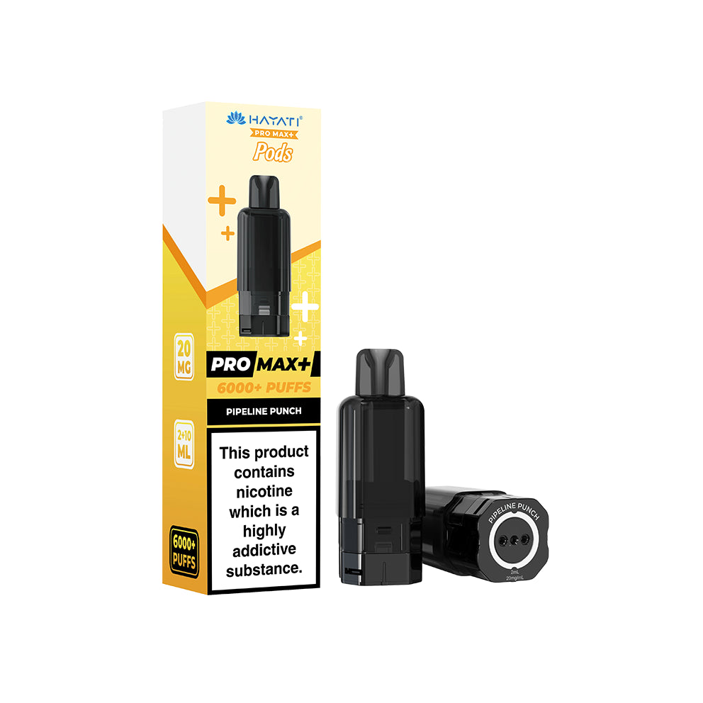 Hayati Pro Max+ Pods 20mg Pipeline Punch