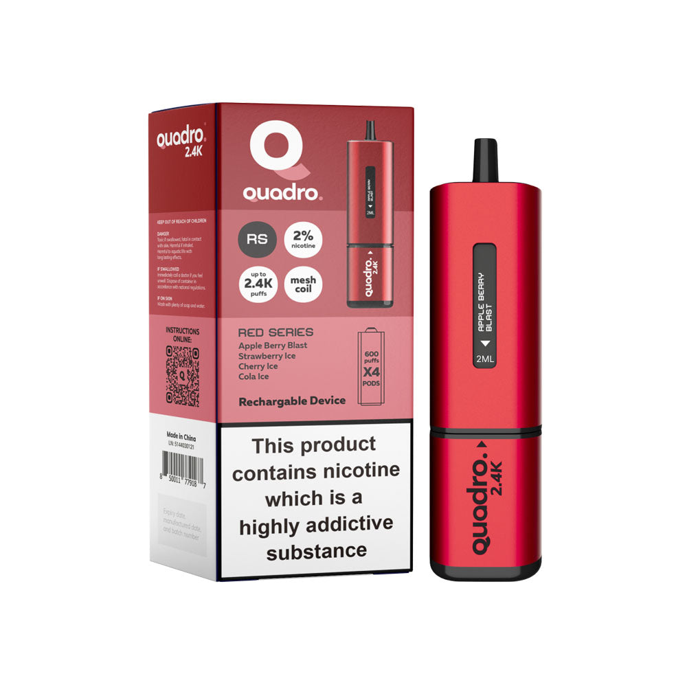 Quadro 2.4K Device Red Series 20mg