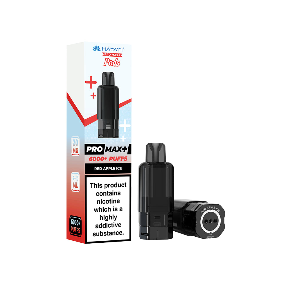 Hayati Pro Max+ Pods 20mg Red Apple Ice