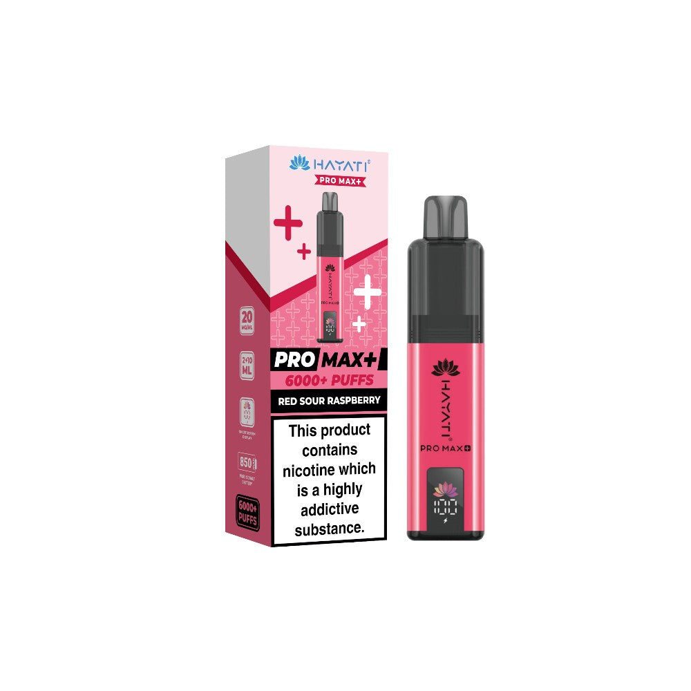 Hayati Pro Max+ Kit 20mg Red Sour Raspberry