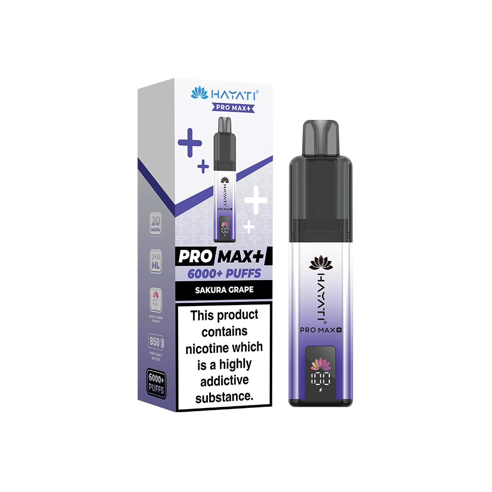 Hayati Pro Max+ Kit Sakura Grape – Vape Local