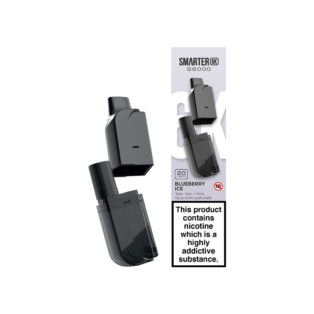 Smarter 6k Replacement Pod Blueberry Ice Vape Local Smarter 6k Replacement Pod Blueberry Ice Vape Local