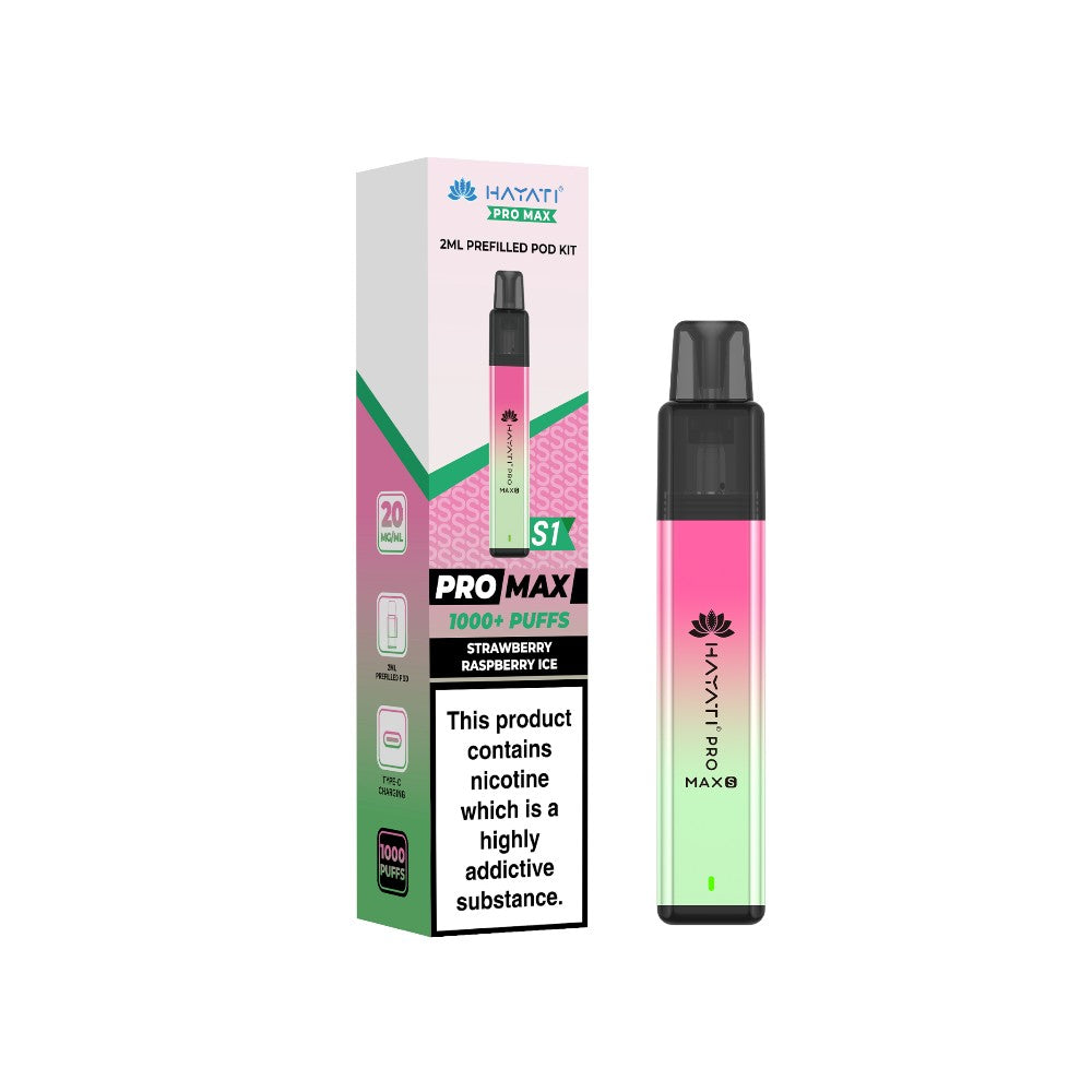 Hayati Pro Max S1 Kit Strawberry Raspberry Blueberry – Vape Local