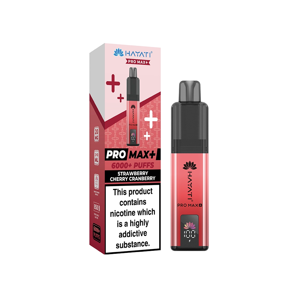 Hayati Pro Max+ Kit 20mg Strawberry Cherry Cranberry