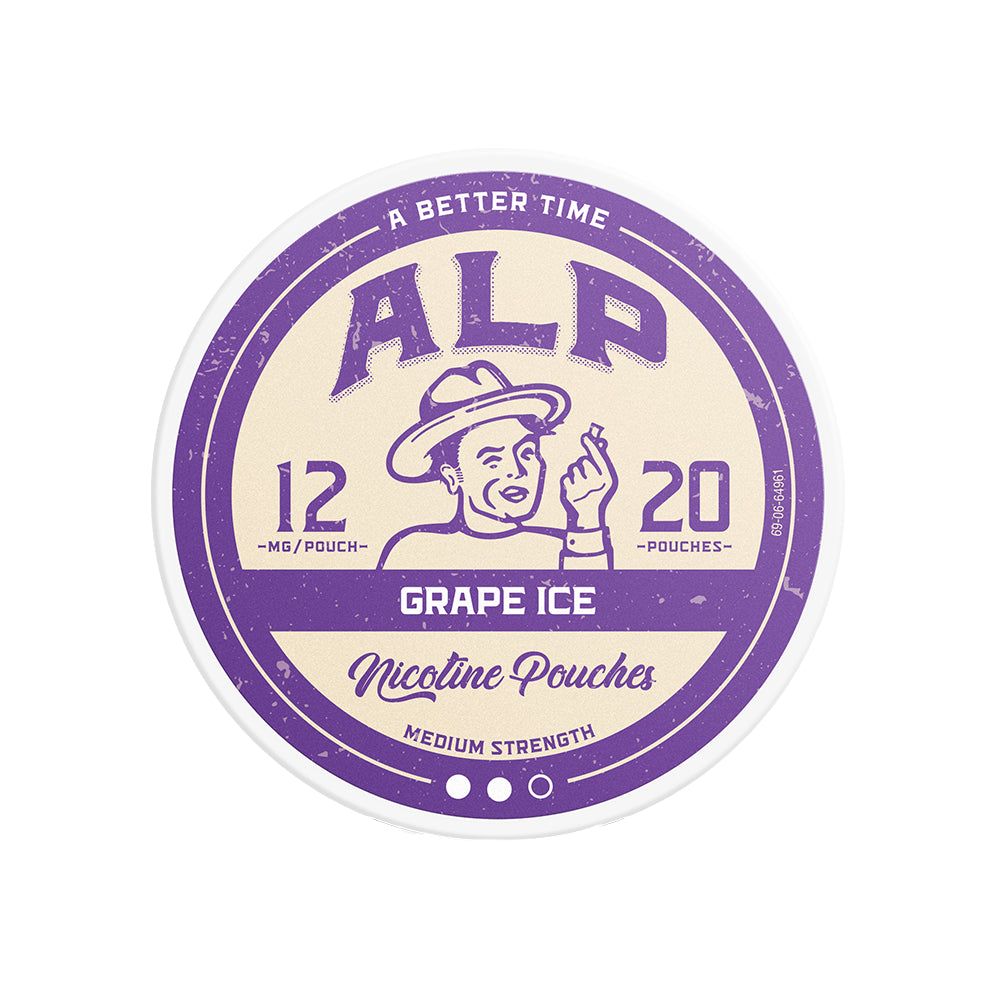 ALP Nicotine Pouch Grape Ice 12mg