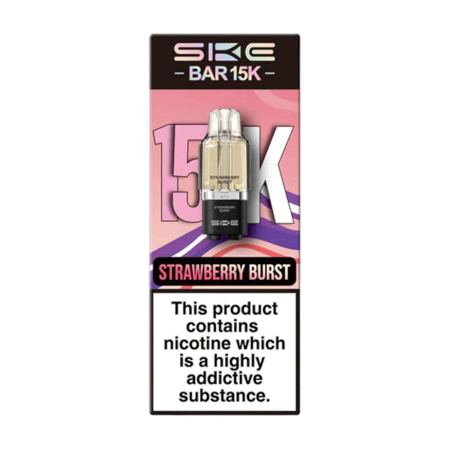 SKE Bar 15k Pod Strawberry Burst